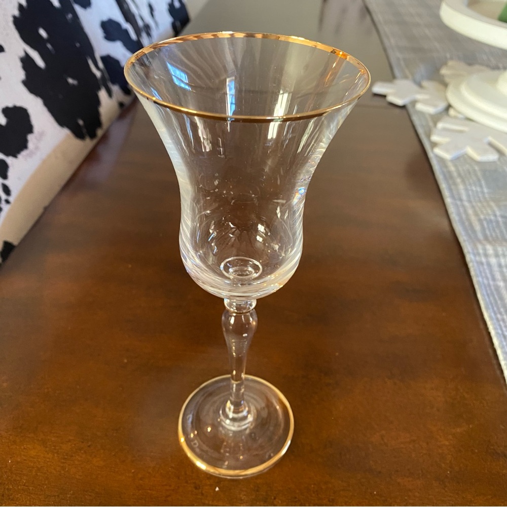 Christian Dior Triomphe Crystal Wine Glass 1990’s